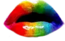 Rainbow lips