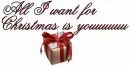 All I want