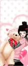 GIRL WITH CUTE TEDDY BEAR