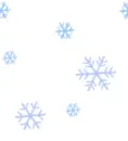 blue snowflakes