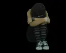 sad person