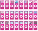 ipods with hannahbeth symbols on the screens