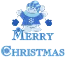 Merry Christmas snowman