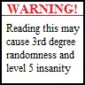 Randomness and Insanity