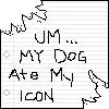 my dog ate my icon
