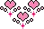 pink hearts