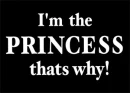 I'm the princess