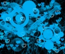 blue and black mess