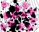 web heart and black ink
