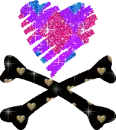 Heart Skull
