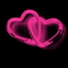 punk pink hearts