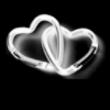 white hearts