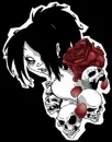 skulls and roses