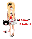 red and white doll