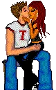 Anime Couple Kissing