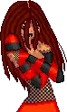Red Anime Goth