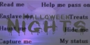 Halloween Nights Contact Table