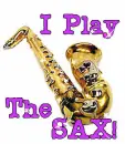 I play the sax