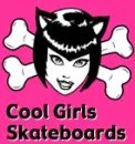 Cool girl skateboard