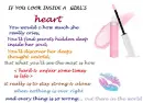 Girl's thoughts