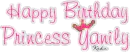 Happy Birthday Princess Yanily