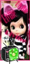 BLYTHE DOLL WITH PINK BOW