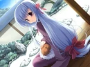 blue hair girl