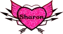 Sharon - Heart w/ Wings