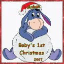 baby's first christmas, mykah
