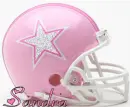 Dallas Cowboy Pink Helmet with Name