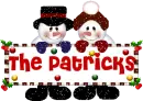 the patricks wish you a merry christmas