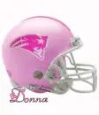 NewEngland Helmet with Glitter and Name