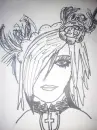Emo girl drew by:xXAlli_EmoXx