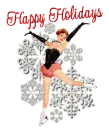 Happy Holidays (snw drp shdw)