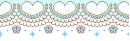 blue hearts and butterflies