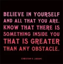 Believe in Youself