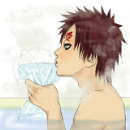 o.o gaara takin a shower