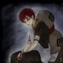 gaara in a black world