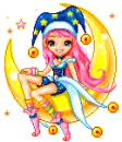 joker moon doll