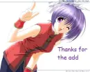 thanks for the add 