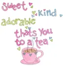 sweet,adorable,kind...