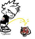 Steelers peeing on bangals