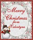 merry christmas from valentyna