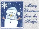 merry christmas from the hodges