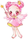 cute pink little girl