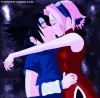 Sasuke and Sakura kissing