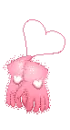 pink gloves