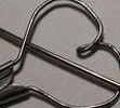 safety pin heart