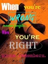 right and wrong