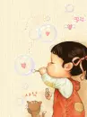 LIL GIRL WITH BUBBLES
